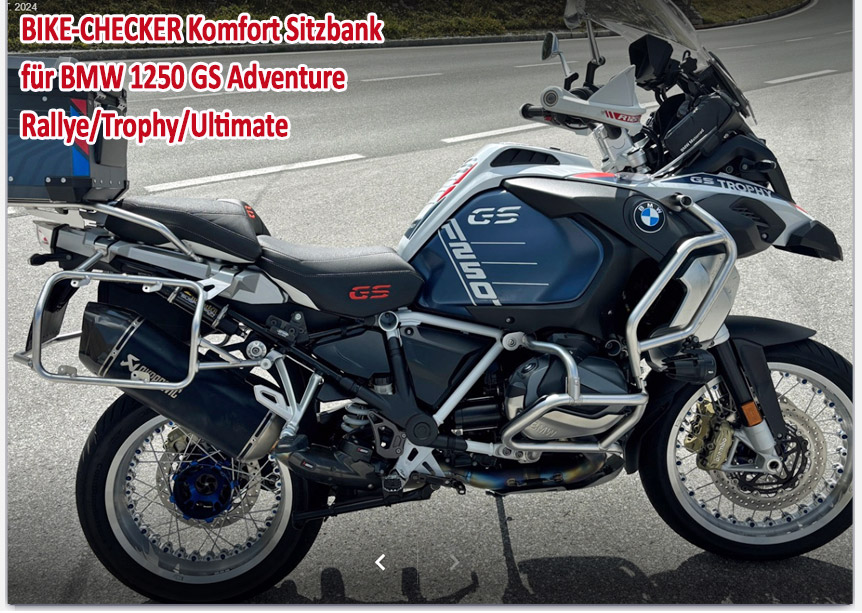 BMW 1250 GS und Adventure Trophy Sitzbank